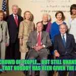 US Presidents | GREAT CROWD OF PEOPLE,,,,
BUT STILL UNANSWERED QUESTIONS,,,,THAT NOBODY HAS BEEN GIVEN THE ANSWERS TO | image tagged in us presidents | made w/ Imgflip meme maker