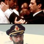 Godfather kiss Captain Obvious