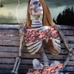 Waiting skeleton storm meme