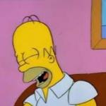 Homer Laughing