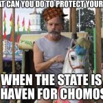 Bob Weir Carousel | WHAT CAN YOU DO TO PROTECT YOUR KIDS; WHEN THE STATE IS A HAVEN FOR CHOMOS? | image tagged in bob weir carousel,scumbag | made w/ Imgflip meme maker