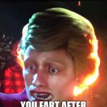 CHAD FACE | THAT MOMENT WHEN; YOU FART AFTER TAKING A LAXATIVE | image tagged in chad face | made w/ Imgflip meme maker