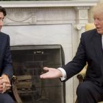 Trudeau Trump No Handshake