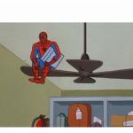 spider man floor is lava meme