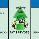 upvote tax meme