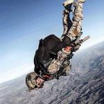 Paratrooper army jumping