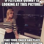 Sexy Sierra McCormick
 | IF FLETCHER QUIMBY IS LOOKING AT THIS PICTURE... TAKE YOUR FINGER AND PLACE IT WAY BELOW THE BELLY BUTTON. | image tagged in sexy sierra mccormick,ant farm,olive doyle,folive,nsfw filth week | made w/ Imgflip meme maker
