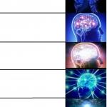 Expanding Brain 5 Panel meme