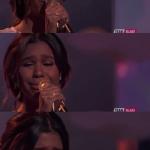 The Voice Aliyah Moulden Tears Up
