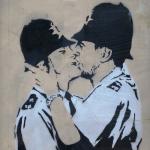 Banksy Kissing Coppers