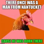 there once was a man from nantucket spongebob