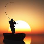 Fisherman at sunset meme