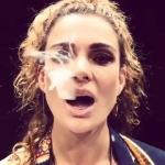 Danielle Cormack Smoking Weed