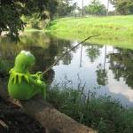 Fishing Kermit