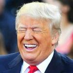 Trump laughing 
