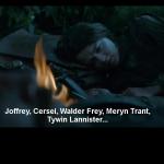 Arya Stark's dead list