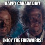 Fireworks | HAPPY CANADA DAY! ENJOY THE FIREWORKS! | image tagged in fireworks | made w/ Imgflip meme maker