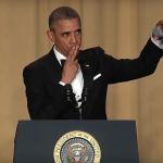 Barack Obama mic drop