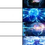 Expanding Brain longest version meme