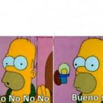 Homer no no no meme