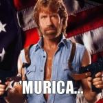 Happy 4th of jUly Murica chuck norris
