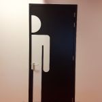 bathroom door with a firm grip | GREAT IDEA FOR A BATHROOM DOOR... I GUESS YOU NEED A FIRM GRIP TO OPEN IT | image tagged in kinky toiletdoor men,memes,funny,weird,bathroom door,bathroom | made w/ Imgflip meme maker