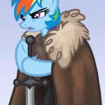 my little pony brace yourselves | BRACE YOURSELF; RAINBOW IS COMING | image tagged in my little pony brace yourselves | made w/ Imgflip meme maker