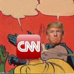 Trump slaps CNN meme