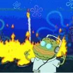 Spongebob On Fire