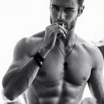 hot guy smoking