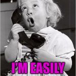 telephone girl | KEEP IT SIMPLE...... I'M EASILY CONFUSED.. | image tagged in telephone girl | made w/ Imgflip meme maker