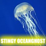 Jellyfish | STINGY OCEANGHOST | image tagged in jellyfish | made w/ Imgflip meme maker