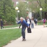 Skateboarding Professor