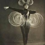 woman in slinky outfit