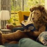 Lion relaxing meme