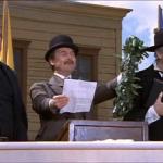 Blazing Saddles Laurel and Hardy Handshake meme