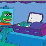 Pepe's coffin meme