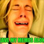 Meanwhile at Imgflip | LEAVE MY MEMES ALONE | image tagged in leave britney | made w/ Imgflip meme maker