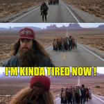 Forest Gump Puns | I'M KINDA TIRED NOW ! I'M GOING TO TWITTER | image tagged in forest gump puns,twitter,meme,funny | made w/ Imgflip meme maker