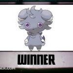 Espurr wins | image tagged in espurr wins | made w/ Imgflip meme maker