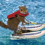 Waterskiing squirrel