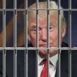 Trump Behind Bars meme