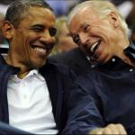 P. B.Obama laught with VP