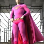 Gay Superman | HE'S A FAIRY I DO SUPPOSE; FLYING THROUGH THE AIR IN PANTYHOSE | image tagged in superman was gay | made w/ Imgflip meme maker