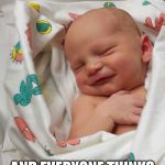 Sneaky Baby | WHEN YOU FART IN A CROWDED ELEVATER; AND EVERYONE THINKS IT WAS YOUR DAD | image tagged in sneaky baby | made w/ Imgflip meme maker