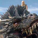 Daenerys on dragon