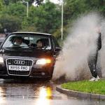 Audi puddle