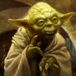 Yoda lifting finger meme