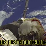 Cloud_Photobomb | WORLDS FIRST CLOUD PHOTOBOMB | image tagged in cloud_photobomb | made w/ Imgflip meme maker