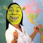 Shrek Teacher meme